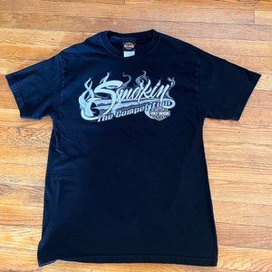 Harley Davidson Appalachian Smokin’ The Competition Graphic Men Vintage T-Shirt